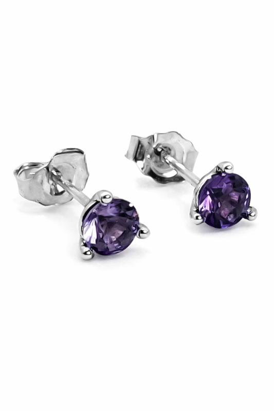 .45 ctw Amethyst Stud Earrings