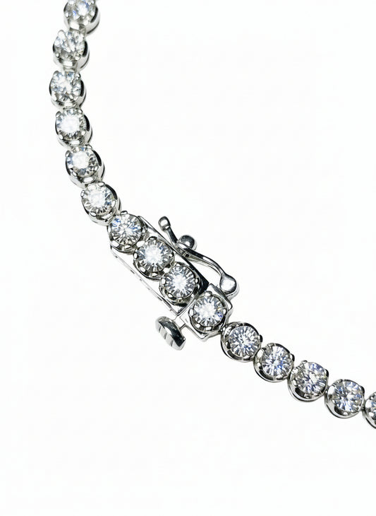 1 CTW Lab Grown Diamond Tennis Bracelet - Silver